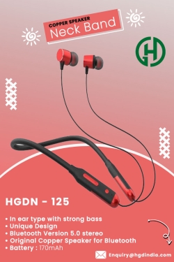 Wireless Neckband HGDN - 125 Manufacturers | HGD INDIA