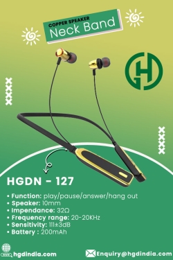 HGD Wireless Neckband Manufacturers, Suppliers and Exporters In India