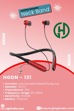 Wireless Bluetooth Neckband Manufacturers In India | HGD INDIA