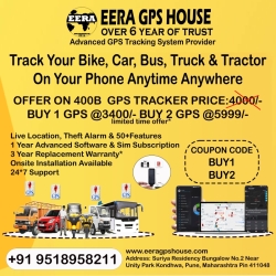 EERA GPS TRACKING SYSTEM FOR BIKE CAR BUS