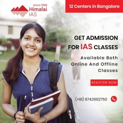 Get admissions for IAS classes with the Best IAS coaching in Bangalore.