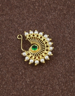 Traditional Maharashtrian Nath Design Online at Lowest Price by Anuradha Art Jewellery