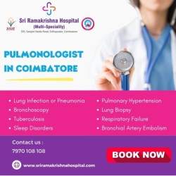 Looking for pulmonologists in Coimbatore - Visit Sri Ramakrishna Hospital