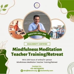 Soulversity Certified Meditation Teacher Training/Retreat