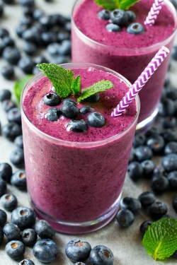 Blueberry smoothie