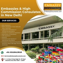 Embassies & High Commission Consulates in New Delhi